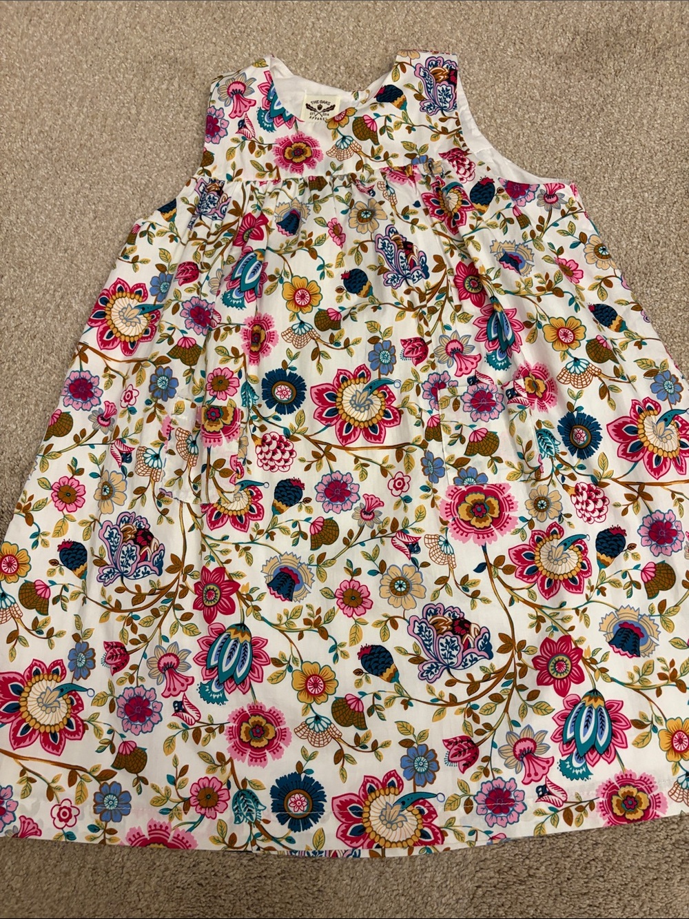 The Oaks Girls Floral Sleeveless Dress - perfect for fall